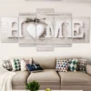 5-in-1 Decorative Frameless Canvas Wall Hanging Decor