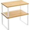 CABINET ORGANIZER SHELF, SET OF 2 KITCHEN COUNTER SHELVES
