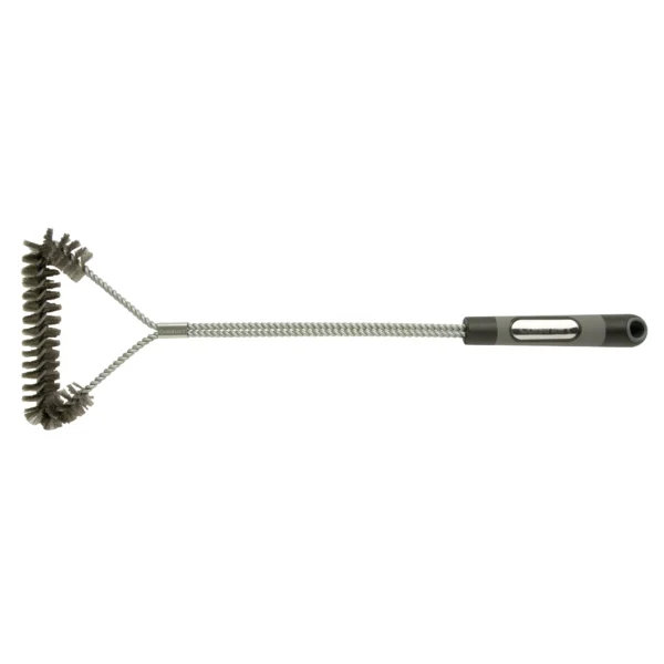 21" Tri Wire Grill Brush - Stainless Steel Bristles
